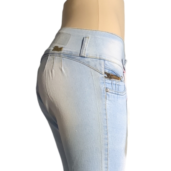*NEW* - Colombian Authentic Skinny Butt Lifter Jeans, Size 16 - Picture 10 of 16